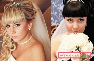 Wedding hairstyles with bangs