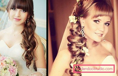 Wedding hairstyles with bangs