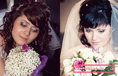 Wedding hairstyles with bangs