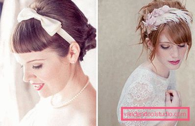 Wedding hairstyles with bangs