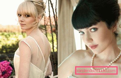 Wedding hairstyles with bangs