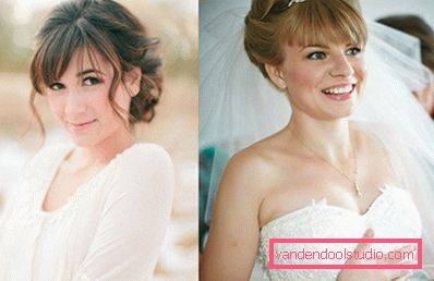 Wedding hairstyles with bangs