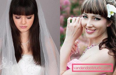 Wedding hairstyles with bangs