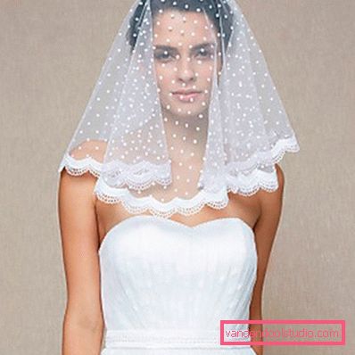 Wedding hairstyles with a veil on average