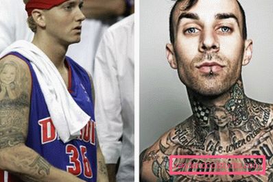 Eminem and Travis Barker Eminem and Travis Barker