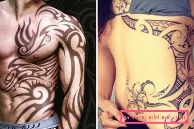 variations of male and female tattoos