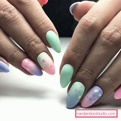 Manicure supernovae spring-summer 2019-2020 - fashion trends of seasonal nail design