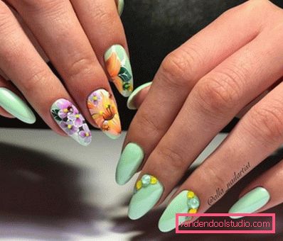Manicure supernovae spring-summer 2019-2020 - fashion trends of seasonal nail design