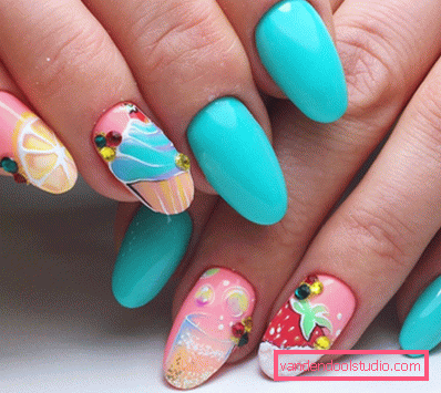 Manicure supernovae spring-summer 2019-2020 - fashion trends of seasonal nail design