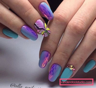 Manicure supernovae spring-summer 2019-2020 - fashion trends of seasonal nail design