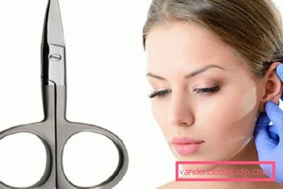 Hair removal scissors