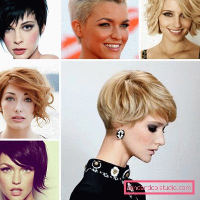 Options for fashionable short women's haircuts in 2019