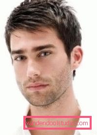 Options for male haircuts with bangs and styling