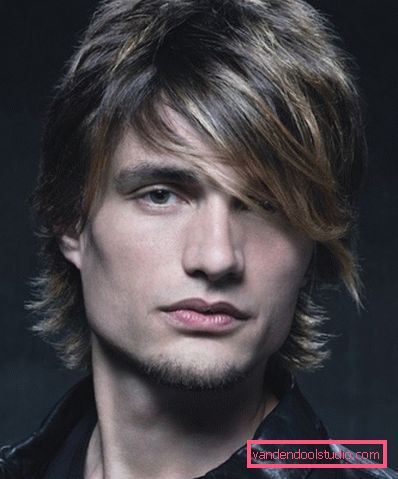 Options for male haircuts with bangs and styling