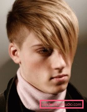 Options for male haircuts with bangs and styling