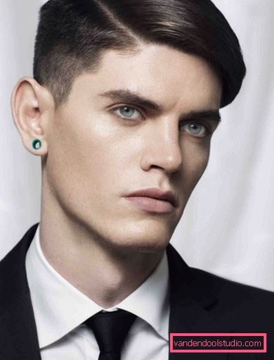 Options for male haircuts with bangs and styling