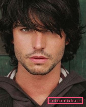 Options for male haircuts with bangs and styling