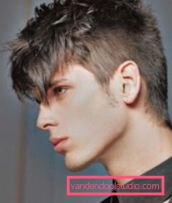 Options for male haircuts with bangs and styling