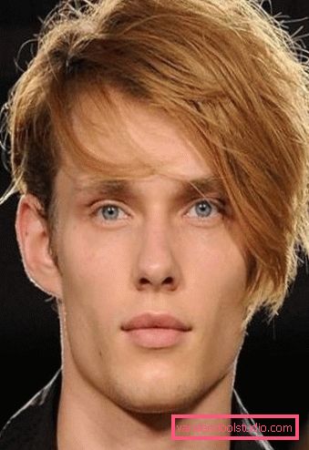 Options for male haircuts with bangs and styling