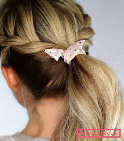 School hairstyle for long hair Variants of school hairstyles for girls of any length