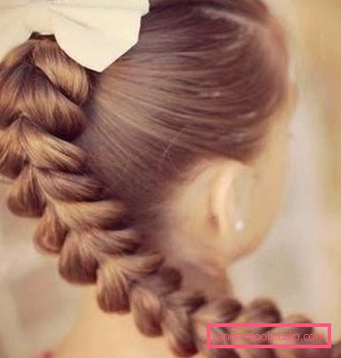 School hairstyle for long hair Variants of school hairstyles for girls of any length