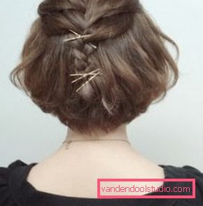 Hairstyles to school for short hair Variants of school hairstyles for girls of any length