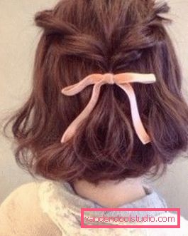 Hairstyles to school for short hair Variants of school hairstyles for girls of any length