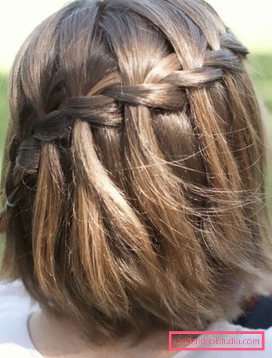 Hairstyles to school for short hair Variants of school hairstyles for girls of any length