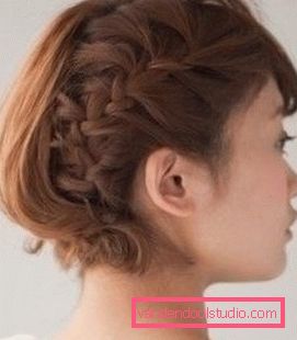 Hairstyles to school for short hair Variants of school hairstyles for girls of any length