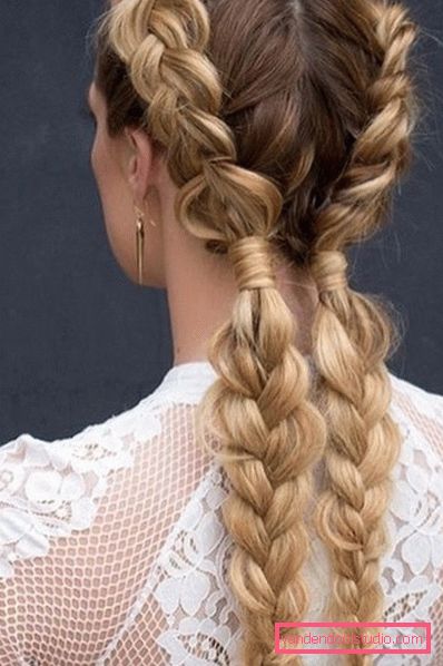 School hairstyle for long hair Variants of school hairstyles for girls of any length