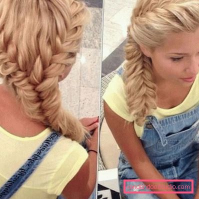 School hairstyle for long hair Variants of school hairstyles for girls of any length
