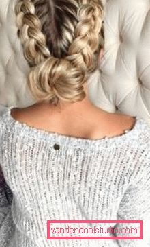 School hairstyle for long hair Variants of school hairstyles for girls of any length