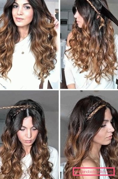 Evening hairstyles step by step