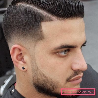 Types of male hairstyles with parting