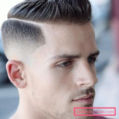 Types of male hairstyles with parting