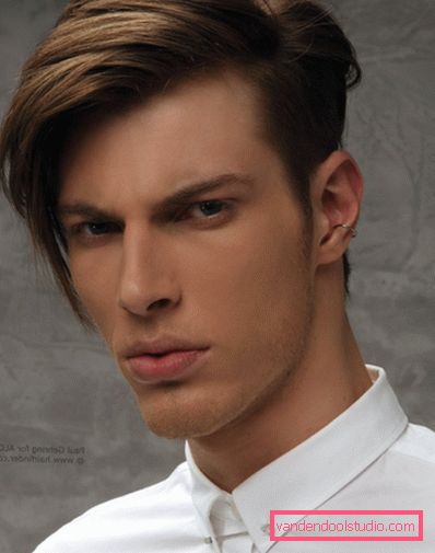 Types of male hairstyles with parting