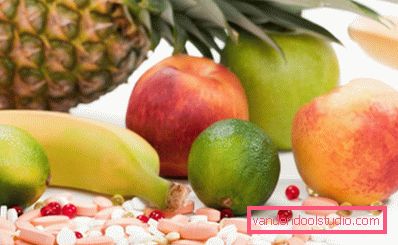 fruits and pills