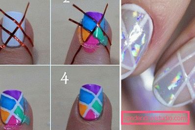 Creating a stained glass window with ordinary varnish and gel polish Creating a stained glass window with ordinary varnish and gel polish