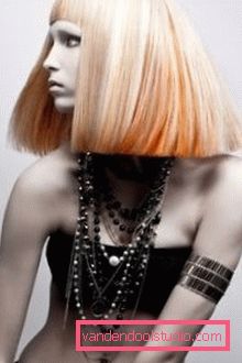 Bright and creative haircuts for medium hair length