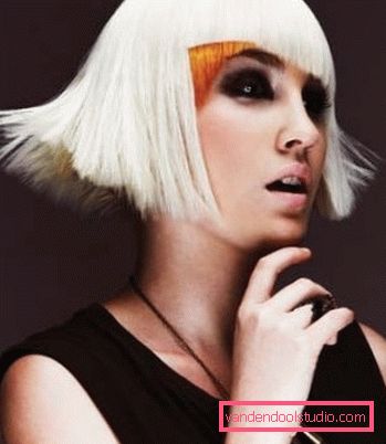 Bright and creative haircuts for medium hair length