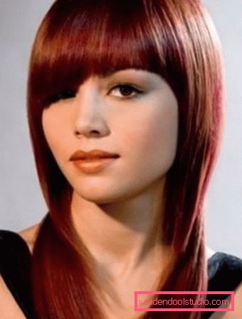 Bright and creative haircuts for medium hair length