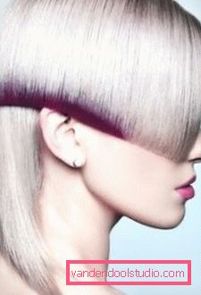 Bright and creative haircuts for medium hair length