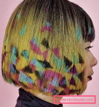 Bright and creative haircuts for medium hair length