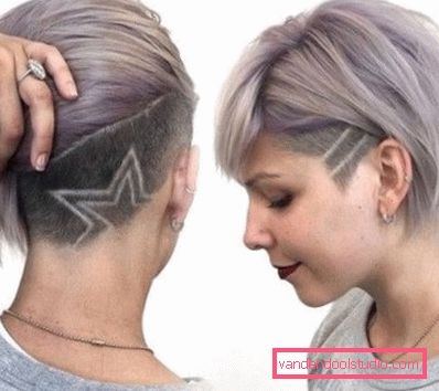 Bright and creative haircuts for medium hair length