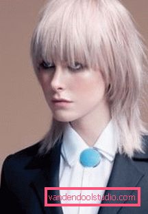 Bright and creative haircuts for medium hair length