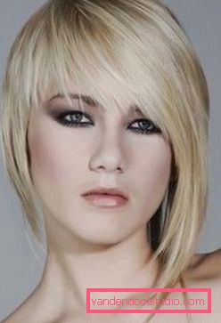 Bright and creative haircuts for medium hair length