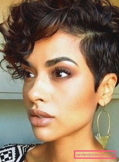 Short haircuts for curly hair Women's short haircuts for curly hair