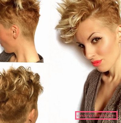 Short haircuts for curly hair Women's short haircuts for curly hair