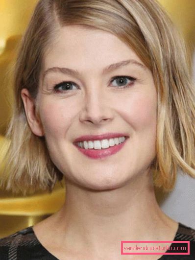 Women's hairstyle square without bangs Women's haircuts