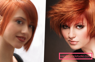Women's short haircuts with long bangs Women's haircuts for short hair with different bangs